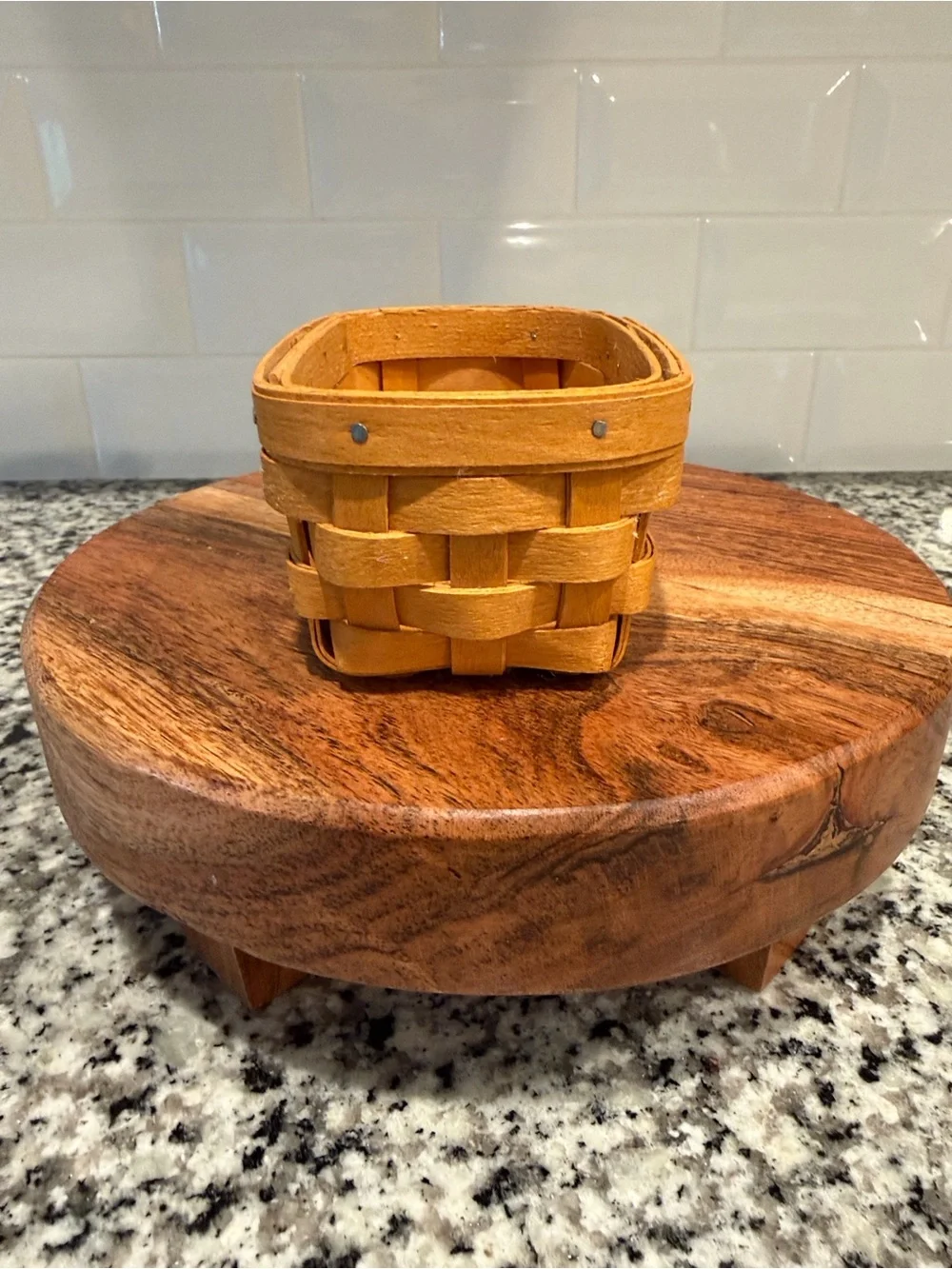 1999 Longaberger Small Decorative Basket